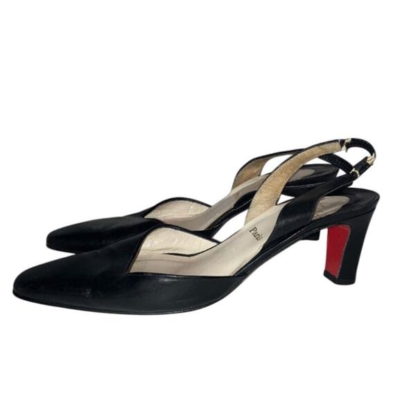 Christian Louboutin Shoes - Vintage Christian Louboutin Slingback Heels – EU 36.5 / US 6.5